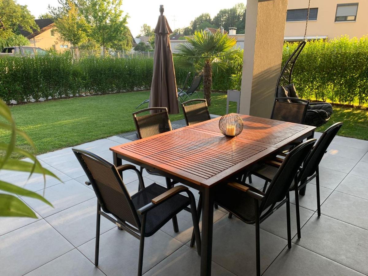 Casa Mansa - Ferienwohnung Mit Gemutlichem Garten Wolfurt Ngoại thất bức ảnh